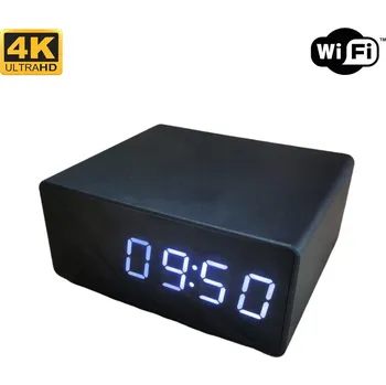 Analogová kamera Kamera skrytá ve stolních hodinách s WiFi a nočním snímáním 4K