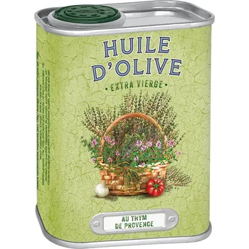 Rostlinný olej Esprit Provence Olivový olej s tymiánem Objem: 150 ml Extra panenský olivový olej v plechové dóze