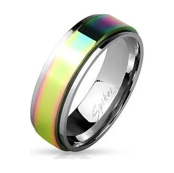 Prsten OPR0037-6-52 OPR0037 Dámský rotační ocelový prsten, šíře 6 mm