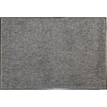 Rohožka Šedá textilní vnitřní vstupní čistící antibakteriální rohož - 120 x 80 x 0,9 cm