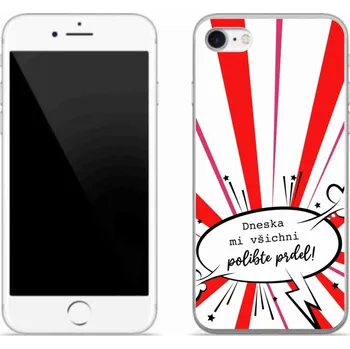 Pouzdro na mobilní telefon Gelový kryt mmCase na iPhone SE (2020) - vtipný text 15 bílé pozadí