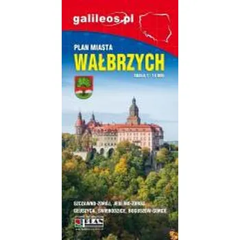 Literární cestopis Plan miasta - Wałbrzych, mapa - Powiat wałbrzyski - praca zbiorowa