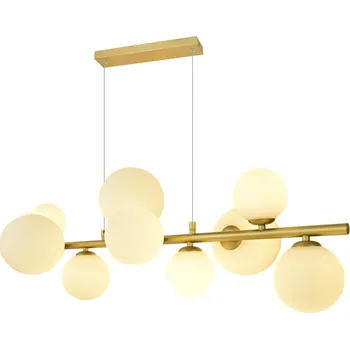 Brilagi - LED Lustr na lanku MILLA 10xG9/3W/230V zlatá/bílá