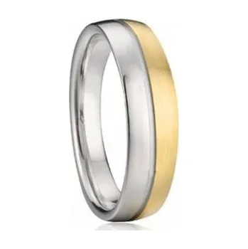 Prsten AN1042-P-58 AN1042 Pánský snubní ocelový prsten šíře 6 mm