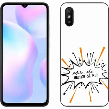 Pouzdro na mobilní telefon Gelový kryt mmCase na Xiaomi Redmi 9AT - vtipný text 11 bílé pozadí