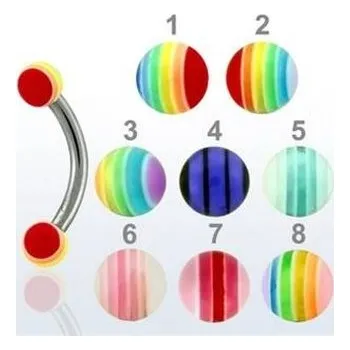 Piercing OB01158-01 Piercing do obočí - č. 1