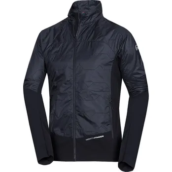 Pánská větrovka Northfinder Pánská turistická lehká izolační bunda ROCKY, černá,