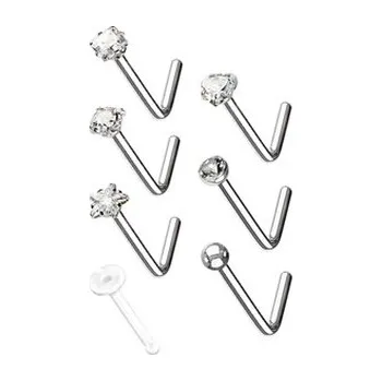 Piercing N0000-01 Sada 7mi piercingů do nosu