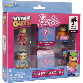 Hračka Deluxe box s figurky Stumble Guys X Barbie 6 ks