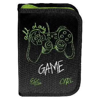 Penál PASO Penál s výbavou Game Play černý