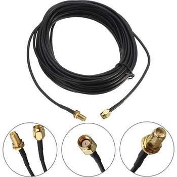 Prodlužovací kabel RG174 prodlužovací kabel pro WiFi anténu RP-SMA male 10m