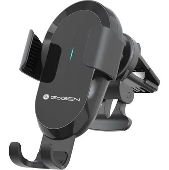 Držák na mobil GoGEN MCHG515WQ s bezdrátovým nabíjením 15W - černý