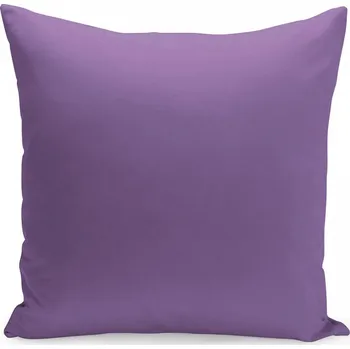 Povlak na dekorativní polštářek Jednobarevný povlak ve fialové barvě 45x45 cm