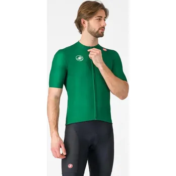 cyklistický dres Dres Castelli Dres Castelli Vintage Giro D Italia 9510811 pánský kr.r. verde verdeggiante L L