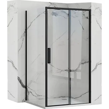 Rea Sprchový kout Rapid Slide 100x90, černá KPL-09854