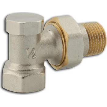 rozdělovač topení Novaservis Radiatorové šroubení uzavíratelné rohové 3/8" RA330/10