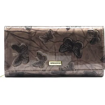 Dámská kožená peněženka Gregorio BTS-122 šedá