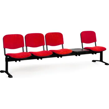 Lavice do čekárny čalouněná Viva Biedrax LC9373CV - podnož černá