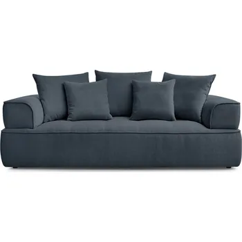 Pohovka Tmavě modrá žinylková pohovka 237 cm Whesley – Bobochic Paris ID_1772790