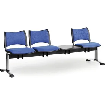 Lavice do čekárny čalouněná Smart Biedrax LC9221m - podnož chromovaná