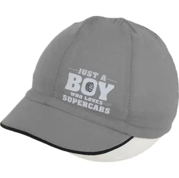 Kojenecké oblečení ROCKINO Letní chlapecká kšiltovka, šedá Varianta: 52cm