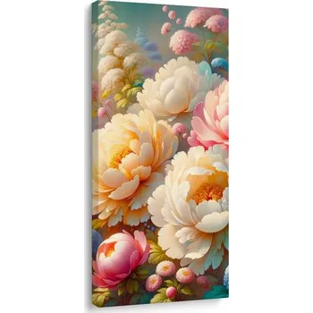 Obraz Dovido Obraz romantická zahrada s pivoňkami