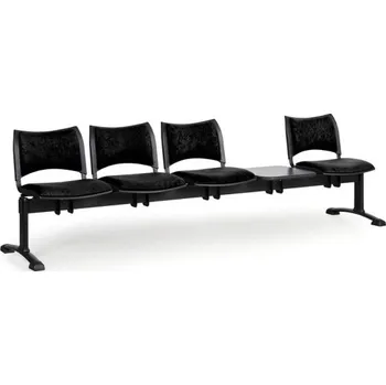 Lavice do čekárny čalouněná Smart Biedrax LC9217c - podnož černá