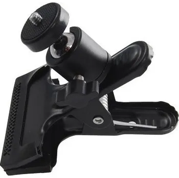 Fotoateliérová technika Klips studiová kovová svorka s kulovou hlavou s 1/4" šroubem