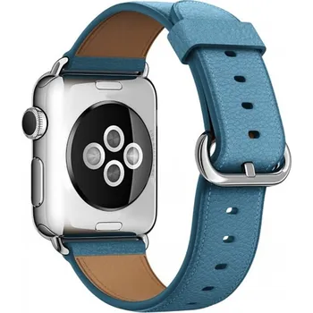 Příslušenství k chytrým hodinkám Kožený řemínek pro Apple Watch 38/40/41/42mm Barva: Modrá
