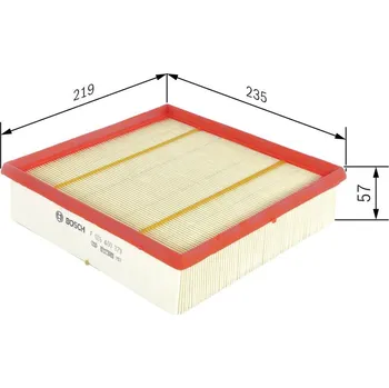 Vzduchový filtr Vzduchový filtr BOSCH F 026 400 379