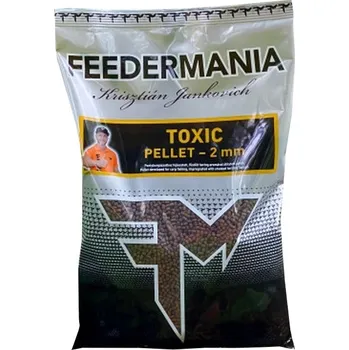 Návnadová surovina FEEDERMANIA - Pelety Silver Pellet 2 mm 700 g Toxic