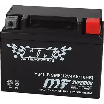 baterie YB4L-B 113 x 69 x 87 mm 12V 4Ah SMF gelová