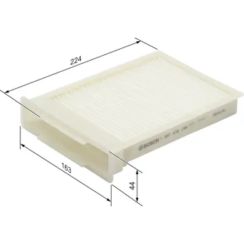 Klimatizace automobilu Filtr, vzduch v interiéru BOSCH 1 987 432 189