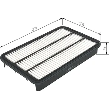 Filtr do auta Vzduchový filtr BOSCH 1 987 429 162