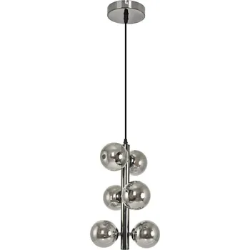 Brilagi - LED Lustr na lanku MILLA 6xG9/3W/230V lesklý chrom/kouřová