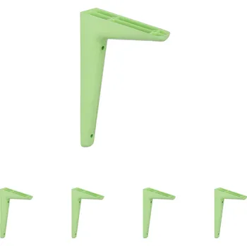 Walteco Plastová konzole 170x115mm, nosnost 25 kg, zelená Množství: 5 ks