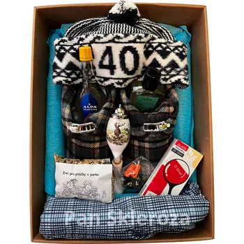 Čepice Dárkový set XXL ke čtyřicetinám