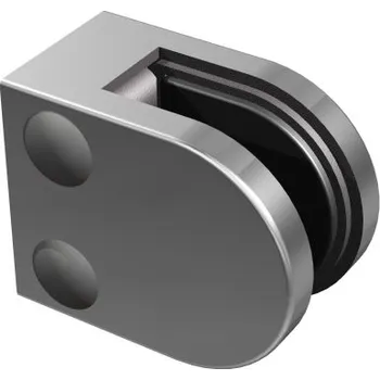 Zábradlí Hahn Steel Nerezový držák skla 50 x 40 mm, pro profil, AISI 316 Těsnění pro sklo: 8,76mm