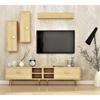 Obývací stěna Slevadoma JUSTICE obývací stěna, dub