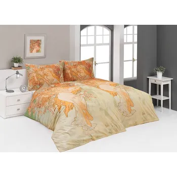 Povlečení Matějovský Spring Bavlna deluxe digitál 1x 140/220, 1x 70/90