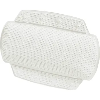 Spirella Polštář do vany ALASKA, bílá, 32 x 23 cm