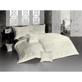 Povlečení Matějovský Lolita světle béžová Damašek 1x 140/200, 1x 70/90