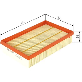 Filtr do auta Vzduchový filtr BOSCH 1 457 433 152