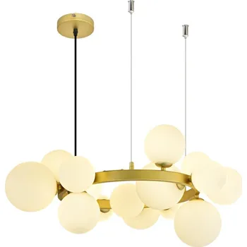 Brilagi - LED Lustr na lanku MILLA 15xG9/3W/230V zlatá/bílá