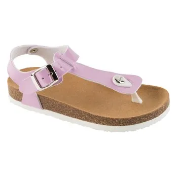 Dívčí sandály Scholl BOA VISTA KID dětské zdravotní sandály fialové s Bioprint stélkou