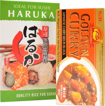Příloha Set Rýže Haruka 1 kg + Japonské kari jemné