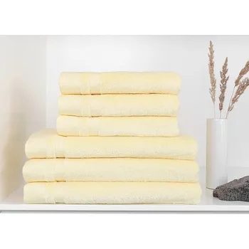 Bytový textil Matějovský Eucalypta máslová Žlutá světlá Tencel/Bavlna 70/140