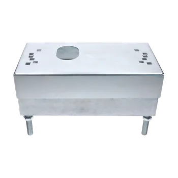 příslušenství k bráně Univerzální podstavec pro pohon samonosného systému, určený na chemické kotvení, výškově nastavitelný 70 - 140 mm, pozinkovaný