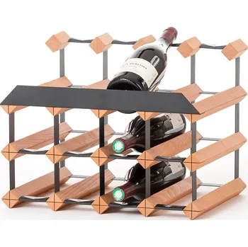 Stojan na víno RAXI Classix 5012T 12 lahví buk