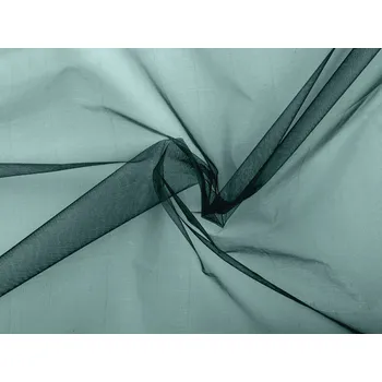 Galanterie Organza tuhá dekorační Varianta: 11 zelená tmavá, Balení: 1 m